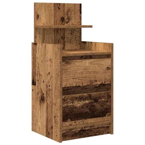 Noćni ormarići s 2 ladice 2 kom staro drvo 38x34x80 cm - Staro drvo 2 Cijena