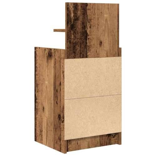 Noćni ormarići s 2 ladice 2 kom staro drvo 38x34x80 cm - Staro drvo 2 Cijena