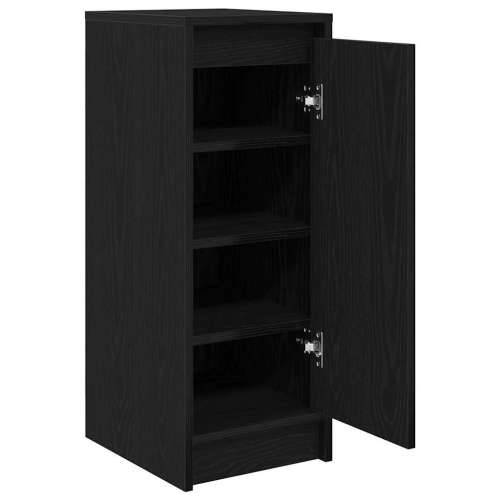 Ormarić za cipele crni hrast 29,5x34x76 cm konstruiranog drva - Crni hrast 1 4 Cijena