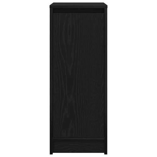 Ormarić za cipele crni hrast 29,5x34x76 cm konstruiranog drva - Crni hrast 1 4 Cijena