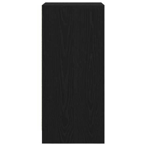 Ormarić za cipele crni hrast 29,5x34x76 cm konstruiranog drva - Crni hrast 1 4 Cijena