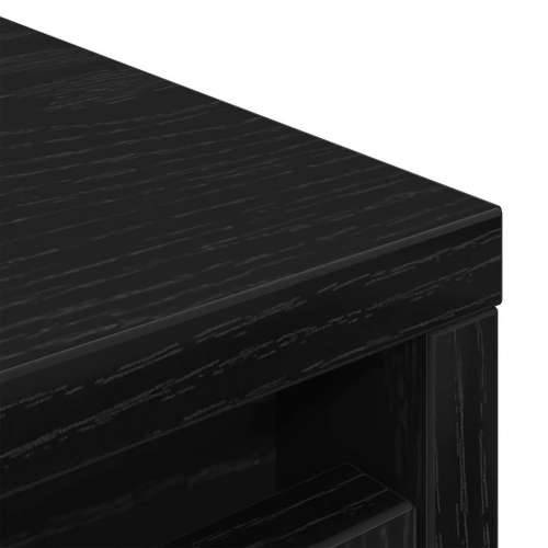 Ormarić za cipele crni hrast 29,5x34x76 cm konstruiranog drva - Crni hrast 1 4 Cijena