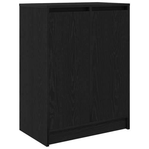 Ormarić za cipele crni hrast 57x34x76 cm od konstruiranog drva - Crni hrast 1 8 Cijena