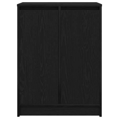 Ormarić za cipele crni hrast 57x34x76 cm od konstruiranog drva - Crni hrast 1 8 Cijena