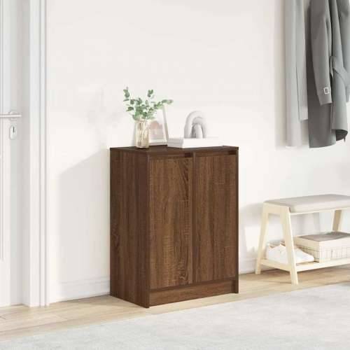 Ormarić za cipele boja hrasta 57x34x76 cm konstruirano drvo - Smeđi hrast 1 8 Cijena