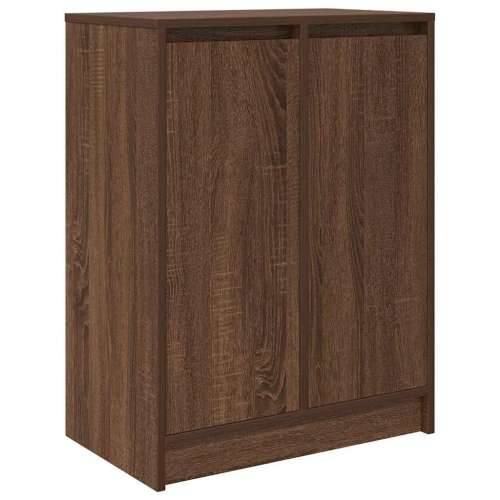 Ormarić za cipele boja hrasta 57x34x76 cm konstruirano drvo - Smeđi hrast 1 8 Cijena