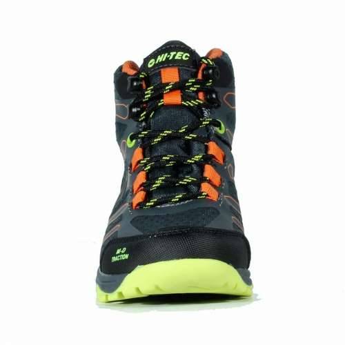 Čizme za planinarenje Hi-Tec Toubkal Mid Waterproof Crna Svjetlo siva Cijena