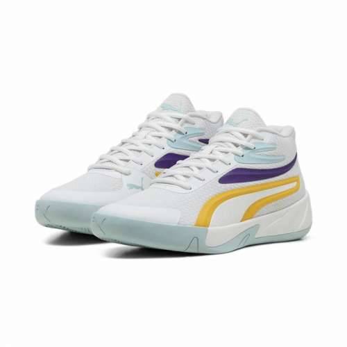 Košarkaške Tenisice za Odrasle Puma Court Pro Bijela Rumena Cijena