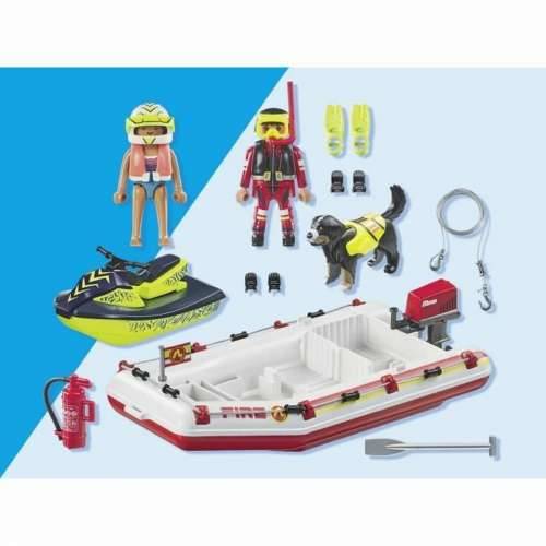 Playset Playmobil Action Heroes - Fireboat and Water Scooter 71464 52 Dijelovi Cijena