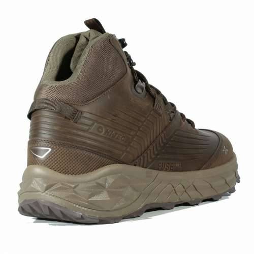 Čizme za planinarenje Hi-Tec Geo Fuse Trek Mid Smeđa Cijena