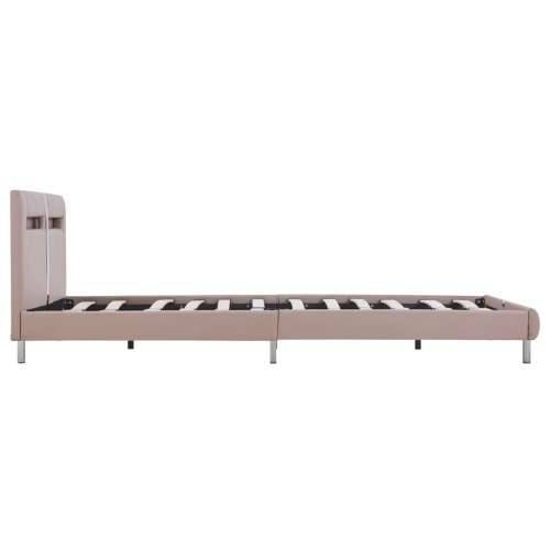 Okvir kreveta s LED-om bez madraca Cappuccino 135x190 cm - Boja cappuccina 135 x 190 cm Cijena