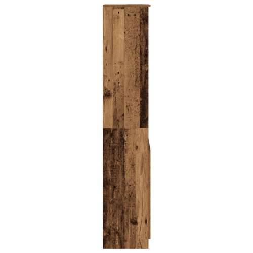 Visoka komoda boja staro drvo 50x35x180 cm konstruirano drvo - Staro drvo 1 50 cm Cijena