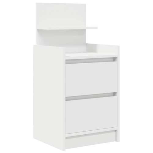 Noćni ormarići s 2 ladice 2 kom bijeli 38x34x80 cm - Bijela 2 Cijena
