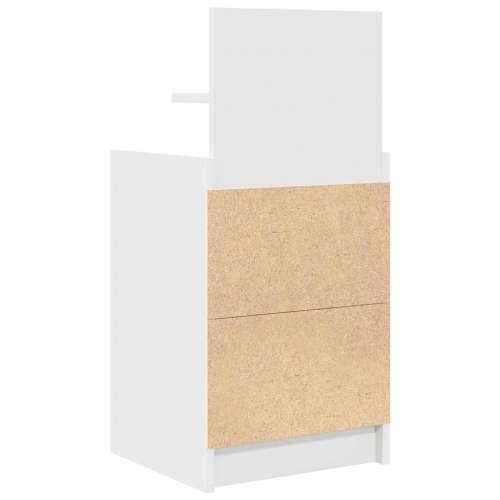Noćni ormarići s 2 ladice 2 kom bijeli 38x34x80 cm - Bijela 2 Cijena