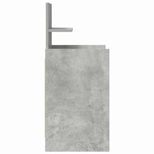 Noćni ormarić s 2 ladice beton siva 38x34x80 cm - Beton siva 1 Cijena