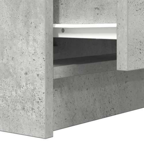 Noćni ormarić s 2 ladice beton siva 38x34x80 cm - Beton siva 1 Cijena