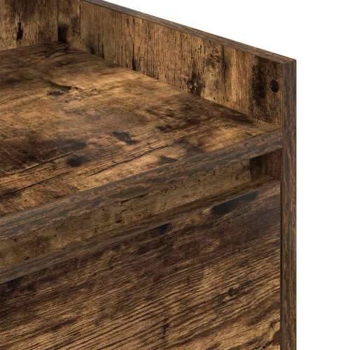 Noćni ormarić s 2 ladice dimljeni hrast 38x34x80 cm - Dimljeni hrast 1 Cijena