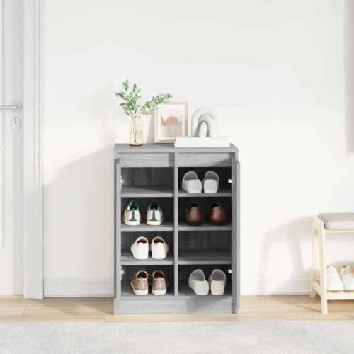 Ormarić za cipele boja hrasta 57x34x76 cm konstruirano drvo - Sivi hrast sonoma 1 8 Cijena