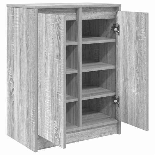Ormarić za cipele boja hrasta 57x34x76 cm konstruirano drvo - Sivi hrast sonoma 1 8 Cijena