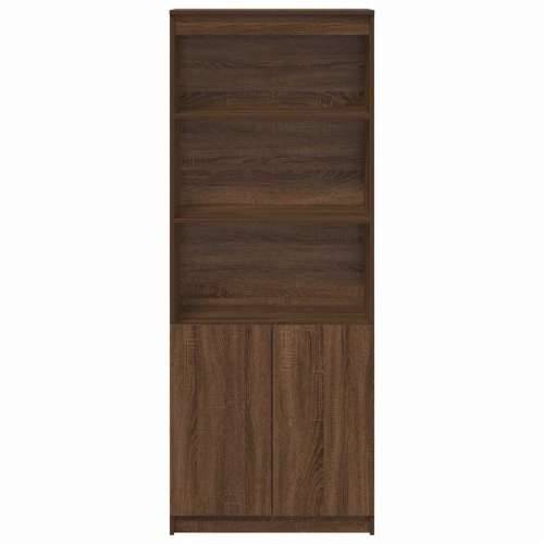 Visoka komoda boja hrasta 70x35x180 cm od konstruiranog drva - Smeđi hrast 1 70 cm Cijena