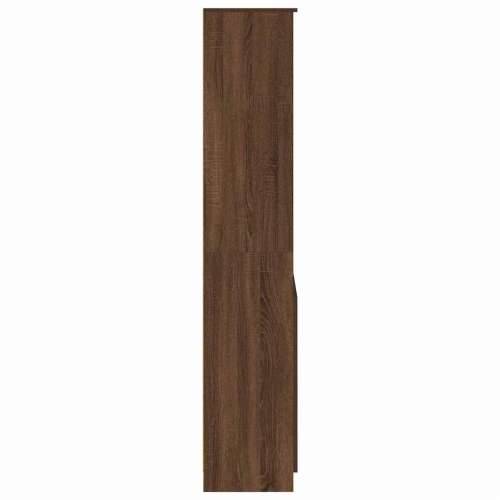 Visoka komoda boja hrasta 70x35x180 cm od konstruiranog drva - Smeđi hrast 1 70 cm Cijena