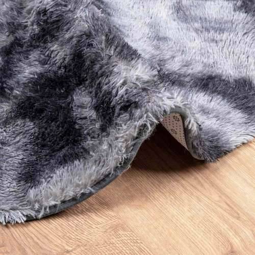 Čupavi tepih s visokim vlaknima NAVARRA tamnosiva 300x200 cm - Tamno siva 300 x 200 cm Ovalno Cijena