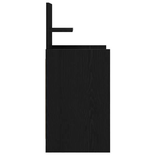 Noćni ormarić s 2 ladice crni 38x34x80 cm - Crna 1 Cijena
