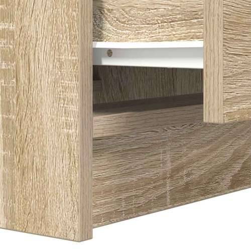 Noćni ormarići s 2 ladice 2 kom sonoma hrast 38x34x80 cm - sonoma hrast 2 Cijena