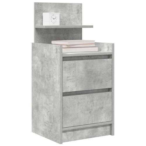 Noćni ormarići s 2 ladice 2 kom beton siva 38x34x80 cm - Beton siva 2 Cijena