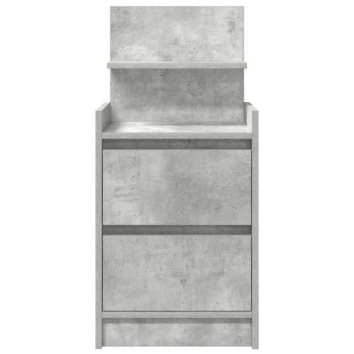 Noćni ormarići s 2 ladice 2 kom beton siva 38x34x80 cm - Beton siva 2 Cijena