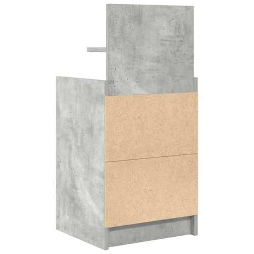 Noćni ormarići s 2 ladice 2 kom beton siva 38x34x80 cm - Beton siva 2 Cijena