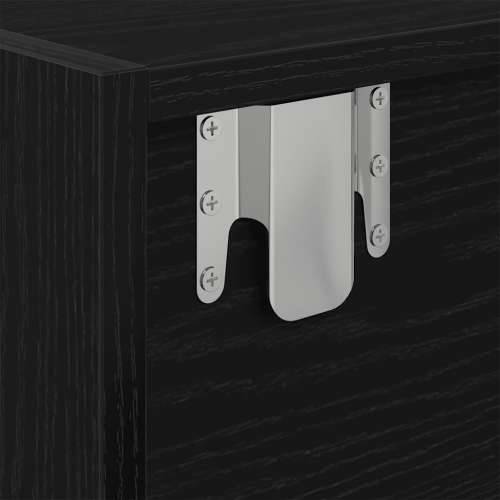 TV ormarići 2 kom crni hrast 60x31x25,5 cm konstruiranog drva - Crni hrast 2 60 cm Cijena