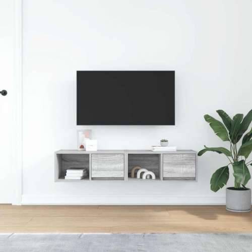 TV ormarići 2 kom hrast sonoma 60x31x25,5 cm konstruirano drvo - Sivi hrast sonoma 2 60 cm Cijena