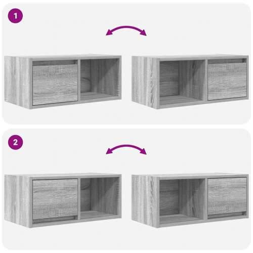 TV ormarići 2 kom hrast sonoma 60x31x25,5 cm konstruirano drvo - Sivi hrast sonoma 2 60 cm Cijena