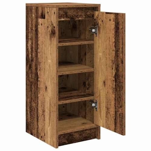 Ormarić za cipele staro drvo 29,5x34x76 cm konstruirano drvo - Staro drvo 1 4 Cijena