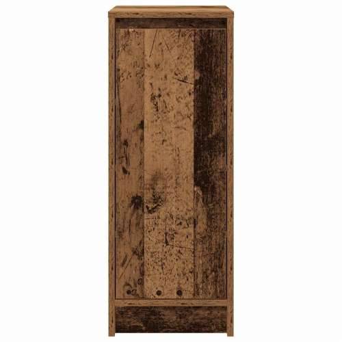 Ormarić za cipele staro drvo 29,5x34x76 cm konstruirano drvo - Staro drvo 1 4 Cijena