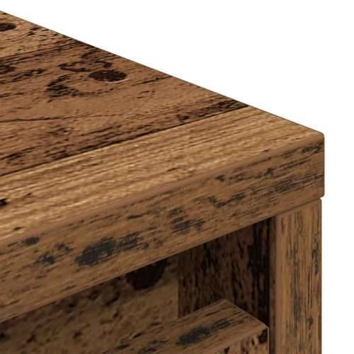 Ormarić za cipele staro drvo 29,5x34x76 cm konstruirano drvo - Staro drvo 1 4 Cijena