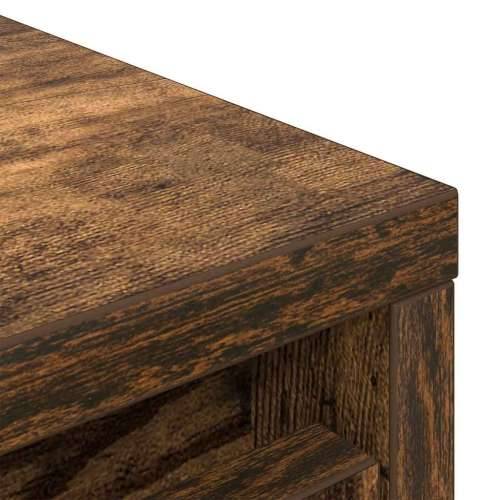Ormarić za cipele boja hrasta 57x34x76 cm konstruirano drvo - Dimljeni hrast 1 8 Cijena