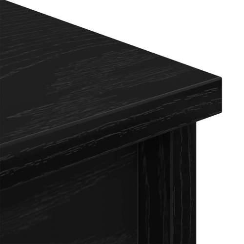 Visoka komoda crna hrast 70x35x180 cm od konstruiranog drva - Crna 1 70 cm Cijena