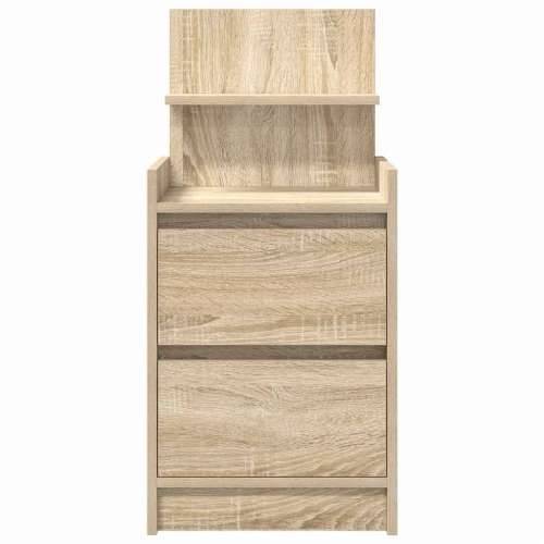 Noćni ormarić s 2 ladice sonoma hrast 38x34x80 cm - sonoma hrast 1 Cijena