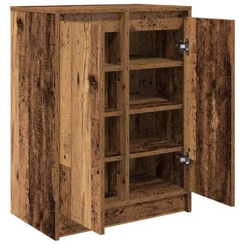 Ormarić za cipele boja staro drvo 57x34x76 cm konstruirano drvo - Staro drvo 1 8 Cijena