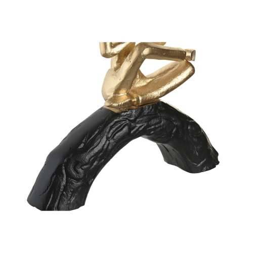 Ukrasna figura DKD Home Decor 28 x 7 x 35 cm 28 x 8 x 36 cm Crna zlatan Yoga (3 kom.) Cijena
