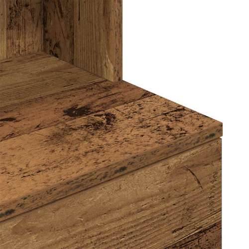 Noćni ormarić staro drvo 39x35x125 cm konstruirano drvo - Staro drvo 1 Cijena