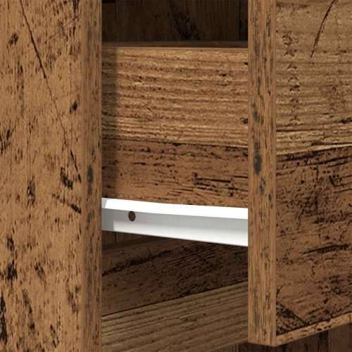 Noćni ormarić staro drvo 39x35x125 cm konstruirano drvo - Staro drvo 1 Cijena