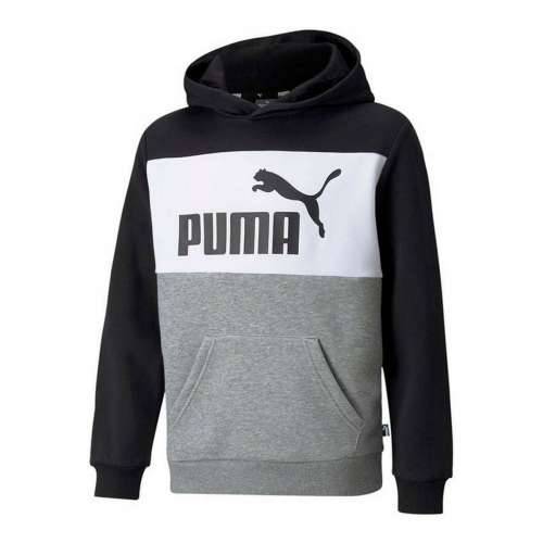 Unisex Majica s Kapuljačom Puma ESS+ Colorblock Hoodie Crna Cijena