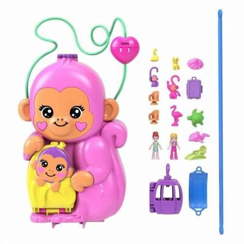 Lutka Beba s Dodacima Polly Pocket Mommy Monkey and Baby Cijena
