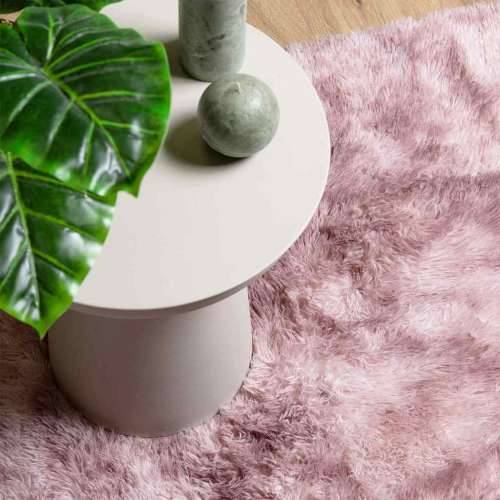 Čupavi tepih s visokim vlaknima NAVARRA 80x150 cm poliester - dusty pink 80 x 150 cm Pravokutno Cijena