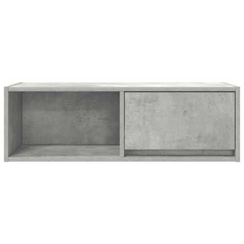 TV ormarić boja betona 80x31x25,5 cm od konstruiranog drva - Beton siva 1 80 cm Cijena