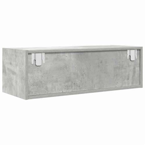 TV ormarić boja betona 80x31x25,5 cm od konstruiranog drva - Beton siva 1 80 cm Cijena