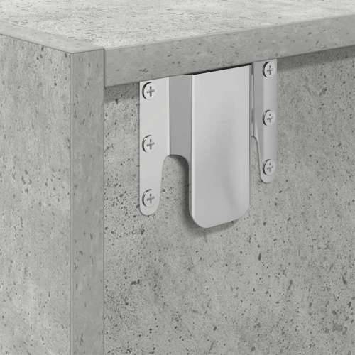 TV ormarić boja betona 80x31x25,5 cm od konstruiranog drva - Beton siva 1 80 cm Cijena